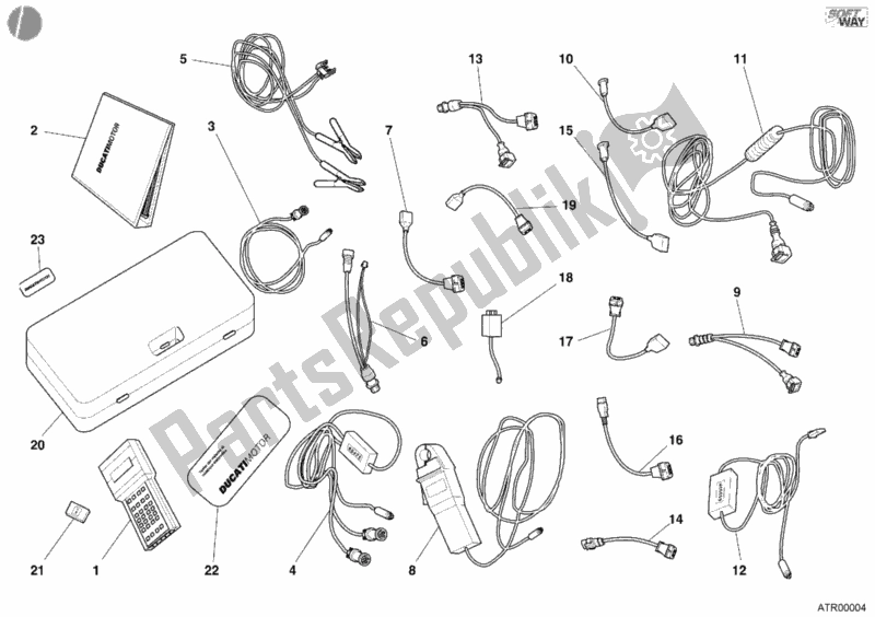 Toutes les pièces pour le Vérifier La Mathesis De L'instrument du Ducati Superbike 998 R 2002